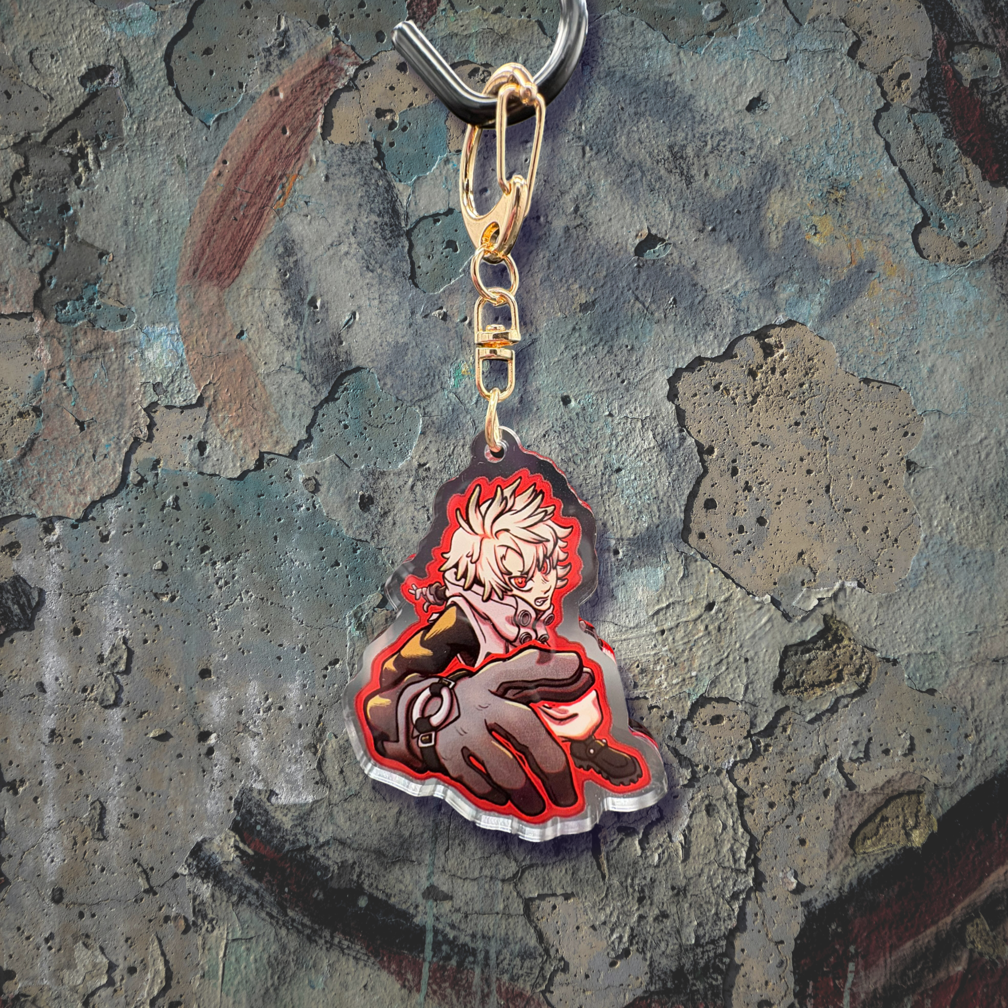 Momo psychic hand Keychain — Frogdust Productions